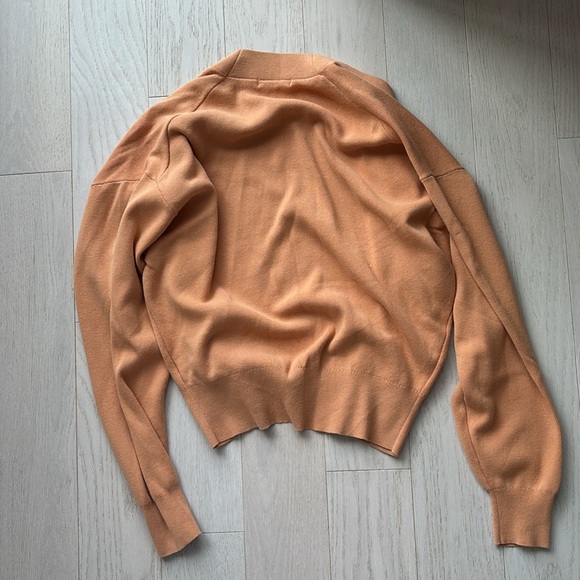 Uniqlo Short Cardigan - Orange - Small - Picture 4 of 4